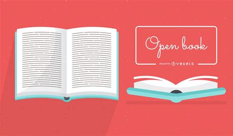 vector open book vector