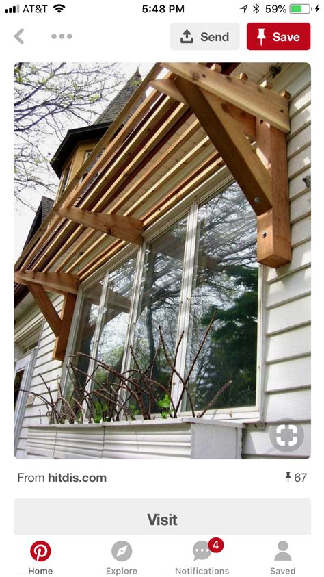 pin  brian anderson  diy window shades house awnings diy awning windows exterior