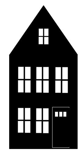 house outlines clipart