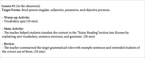 sample lesson sequence   control group  scientific diagram