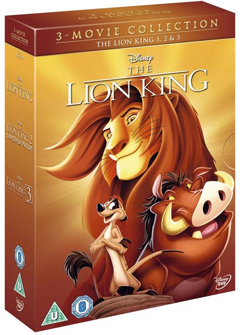 lion king trilogy dvd box set  shipping   hmv store