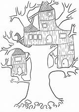 Coloring Tree House Pages Annie Treehouse Printable Color Getcolorings Template Getdrawings Jack Bestcoloringpagesforkids sketch template