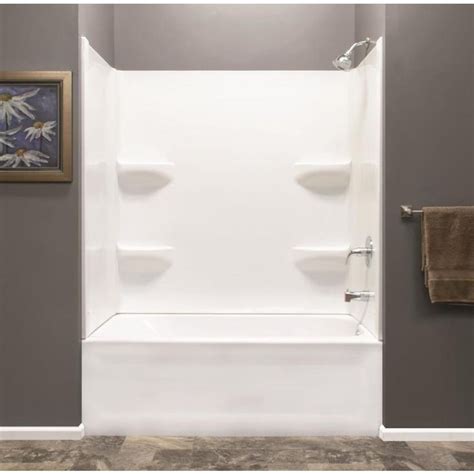 style selections kit  bathtub  wall lowescom bathtub shower kits shower kits