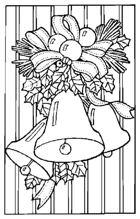 christmas bells coloring pages crafts  worksheets  preschool
