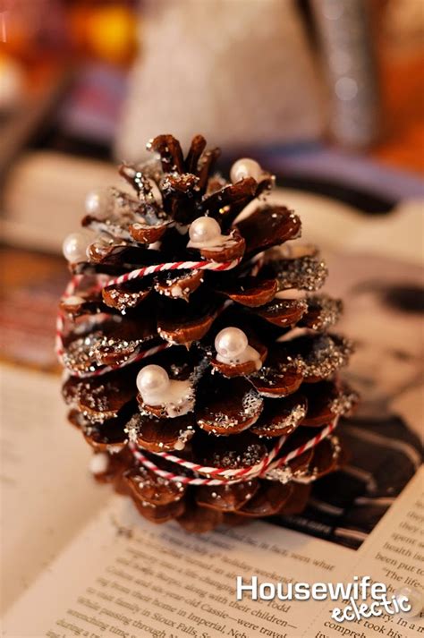 Christmas Tree Pine Cones Housewife Eclectic