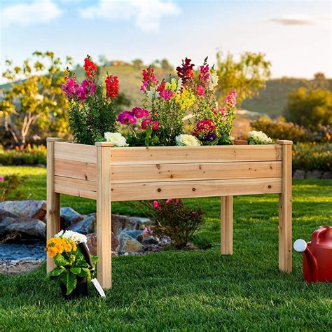 How To Make A Raised Flower Box