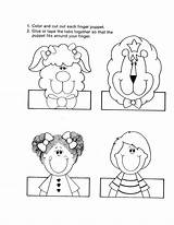 Puppets Puppet Worksheet Lesson Janice Daycare Lessonplanet sketch template
