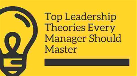 top leadership theories every manager should master in 2022