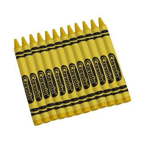 crayola bulk yellow crayons  count bin supplyme