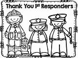 Coloring Patriot Responders Pages First Community Sheets Helpers Kindergarten Fire Workers Thank September Remember Freebie Color Printable Heroes Social Firefighter sketch template