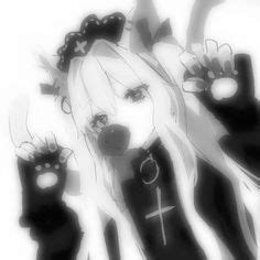 black  white pfp ideas dark anime gothic anime aesthetic anime