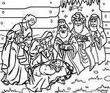 Nativity Coloring Pages Precious Moments Printable Scene Getcolorings Color Kids sketch template