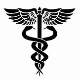 Medical Caduceus Caduceo Medico Emblem Alas Snakes Serpents Símbolo Caducée Médico Médical Schlange Serpientes Vecteezy Emblème sketch template