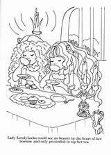 Lovely Locks Lady Coloring Book Pages Visit sketch template