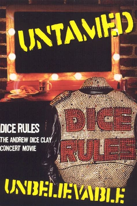 Andrew Dice Clay Dice Rules 1991 — The Movie Database Tmdb