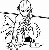 Avatar Aang Coloring Airbender Official Last Pages Cartoon Drawings Wecoloringpage sketch template