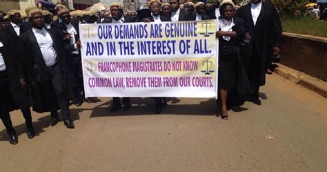 cameroon common law lawyers on strike