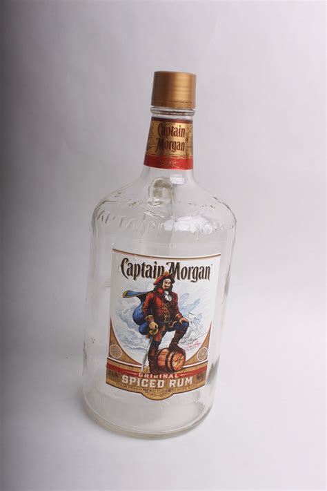 empty liquor bottle captain morgan handle big bottle etsy india