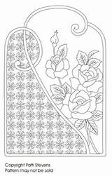 Parchment Pages Craft Coloring Patterns Pergamano Cards Embroidery Crafts Paper Designs Carolyn Cottier sketch template