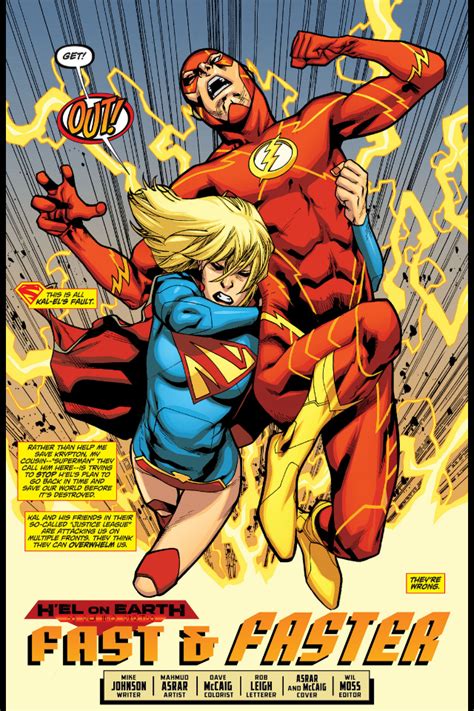 the new 52 flash supergirl 16