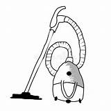 Vacuum Hoover Vector Cleaners Clipart Illustration Drawn Hand Background Stock Royalty Clipartmag sketch template