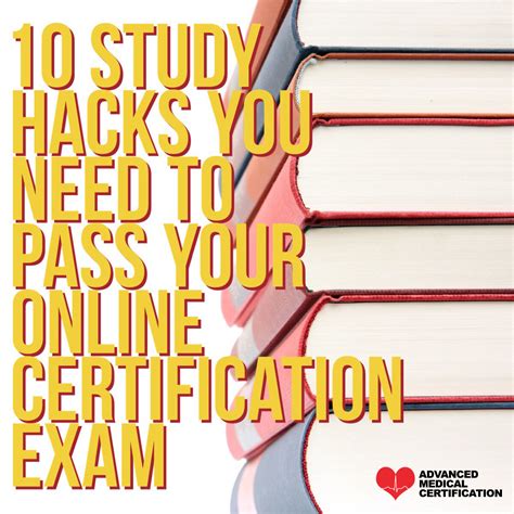 study hacks   medical certification