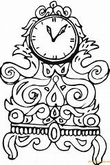 Clock Coloring Pages Kids Color Printable Cuckoo Detailed Designs Clocks Print Analog Getcolorings Choose Board Coloringpagesonly Colour Craving Face sketch template