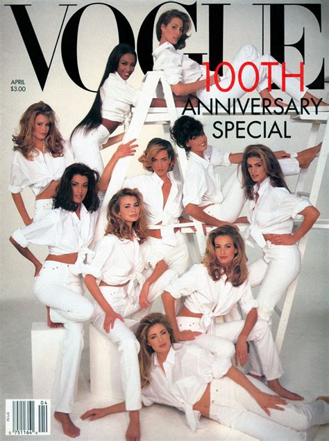 A Visual History Of The Group Supermodel Vogue Cover Vogue
