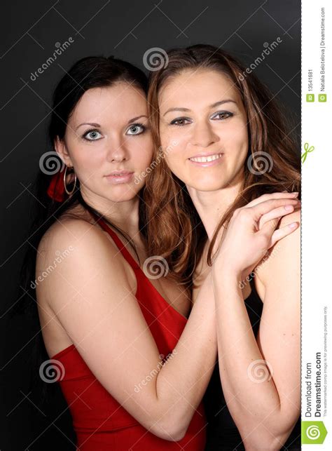 Two Young Lesbian Girl Friend Stock Image Image Of Friend Attractive