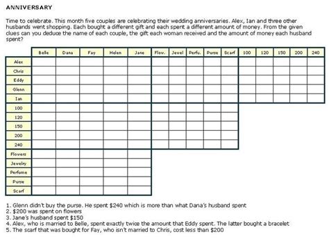 printable logic puzzles world  template format