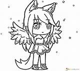 Gacha Life Coloring Pages Print Anime Angel Unique Collection Raskrasil sketch template