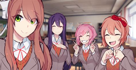 The Gang S All Here Doki Doki Literature Club Know