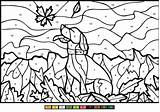 Malen Zahlen Hund Supercoloring Printables Paint Arbeitsblätter Kategorien sketch template