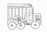 Coloring Pages Truck Construction Kids Transportation Wuppsy Cartoon Big sketch template