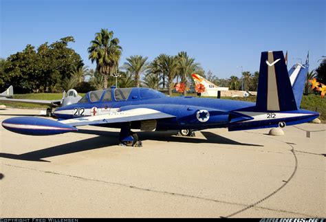 fouga cm  magister israel air force aviation photo  airlinersnet