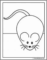 Mouse Coloring Pages Big Color Printable Print Kids Colorwithfuzzy sketch template
