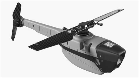 model flir drone black hornet nano uav rigged turbosquid