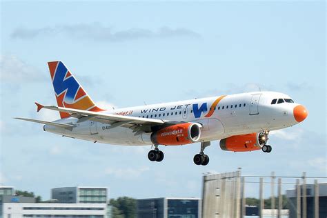 airline livery   week wind jet   orange nosed airbus