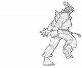 Akuma Power Coloring sketch template