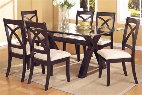 ideas  seater glass dining table sets dining room ideas