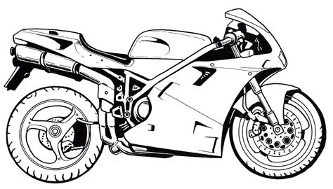 motorcycle coloring pages printable