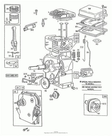 hp briggs  stratton engine diagram