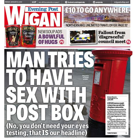 anorak news ‘man tries to have sex with post box is