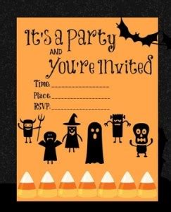 halloween party invitation printable  moms