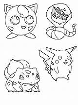 Coloring Jigglypuff Pokemon Pages Getcolorings Characters Print sketch template