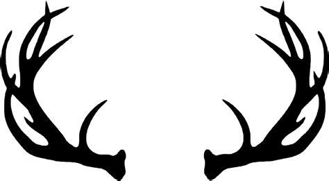 deer antlers silhouette png deer antlers clipart black