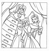 Coloring Disney Princess Belle Pages Colorare Da Disegni Principesse Kids Color Sheets Tutti Beast Cartoon Beauty Delle Printable Cinderella Print sketch template