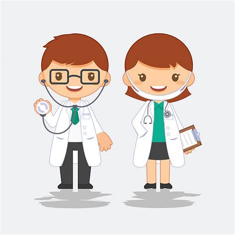 Royalty Free Little Doctor Clip Art Vector Images