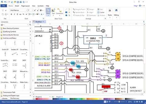 wiring diagram software draw wiring diagrams  built  symbols