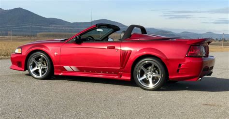 mile  saleen mustang  sc convertible  speed  sale  bat auctions sold
